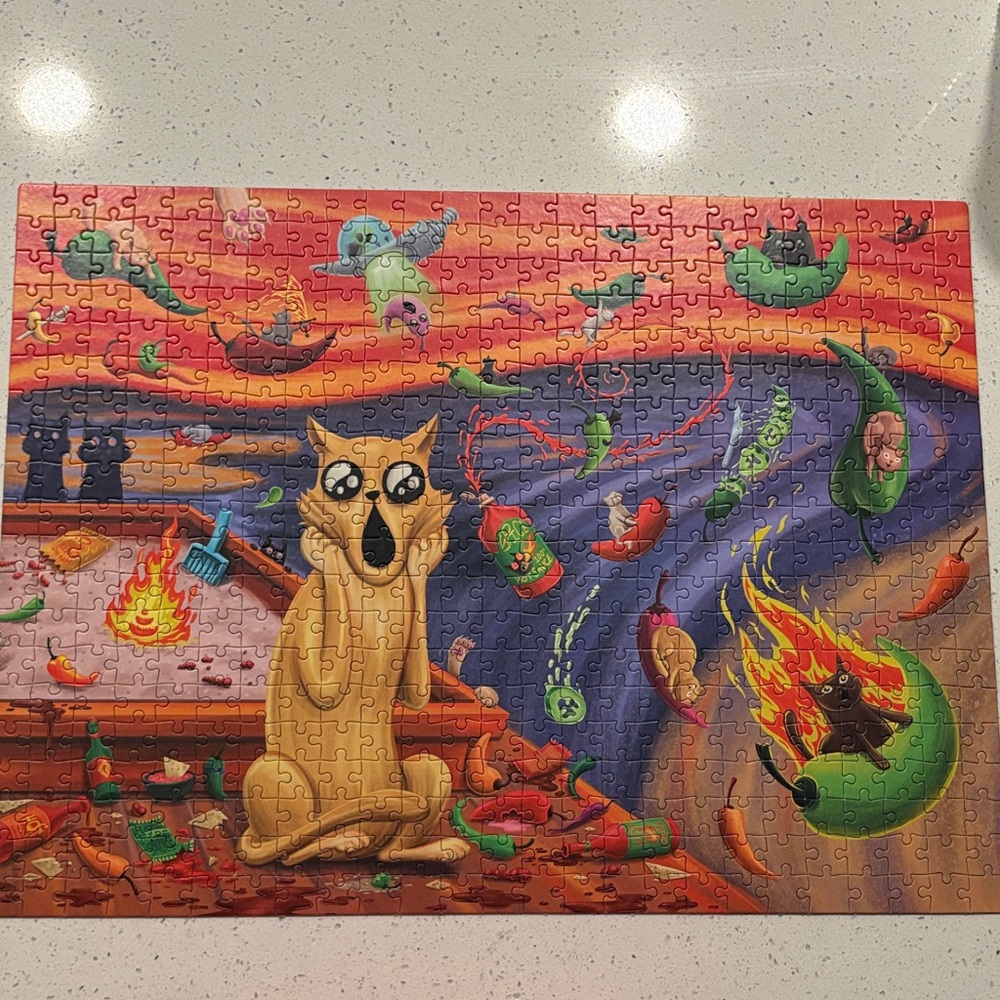 Exploding Kittens Spicy Scream Puzzle - Picture 2 of 3